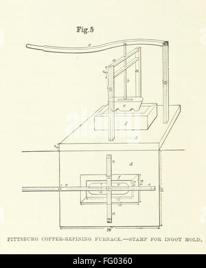 88 de 'Modern méthodes américaines de la fonte du cuivre ... Troisième édition élargie' ... Banque D'Images
