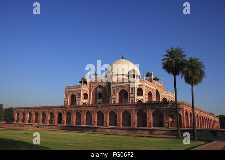 Tombe de Humayun construit en 1570 , Delhi , Inde UNESCO World Heritage Site Banque D'Images