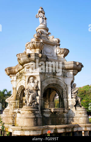 Fontaine Flora Hutatma Chowk , Bombay Mumbai , MAHARASHTRA , INDE Banque D'Images