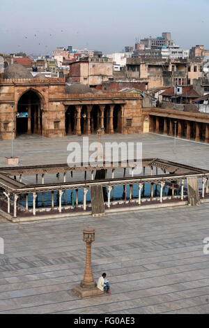 Teen darwaza de Jama Masjid en 1423 ; annonce ; Ahmedabad Gujarat Inde ; Banque D'Images