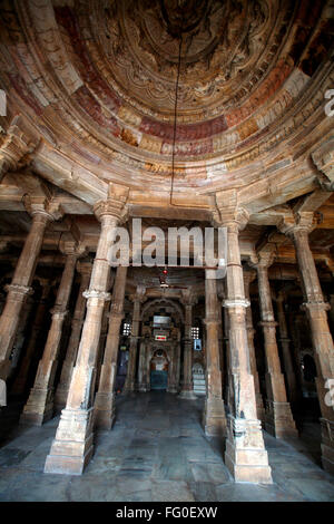À l'intérieur de Jama Masjid en 1423 ; annonce ; Ahmedabad Gujarat Inde ; Banque D'Images