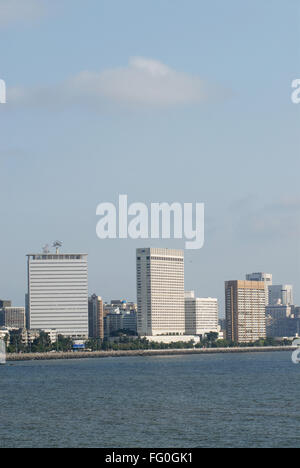 Nariman Point avec Air India Building , Oberoi tour à Bombay Mumbai , MAHARASHTRA , INDE Banque D'Images