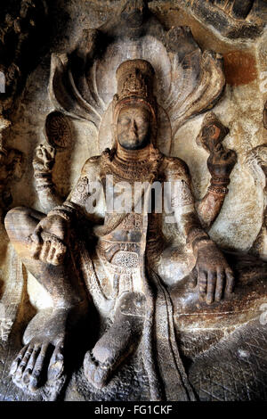 Paravasudeva Cave Badami Bagalkot Karnataka Inde Asie Oct 2010 Banque D'Images