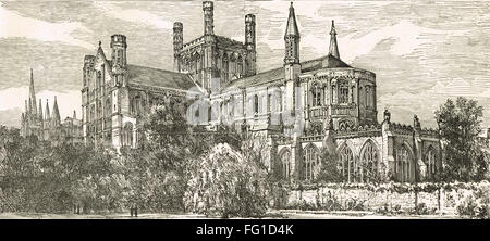 Cathédrale de Peterborough du sud-est Banque D'Images