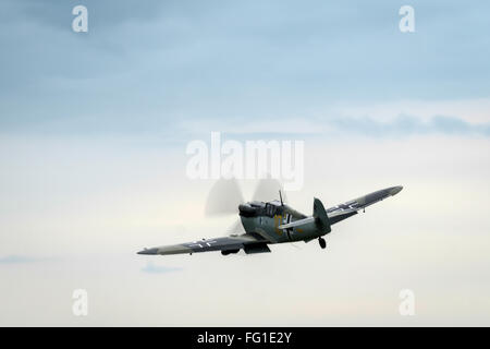 Hispano HA1112-M1L Buchon G-BWUE Banque D'Images