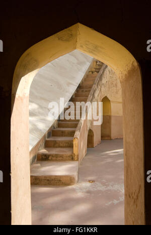 Jantar Mantar observatoire astronomique , Jaipur, Rajasthan , Inde Banque D'Images