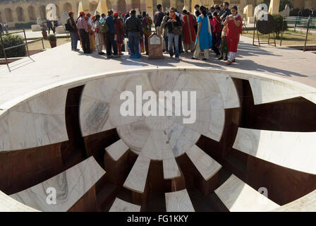 Jantar Mantar observatoire astronomique , Jaipur, Rajasthan , Inde Banque D'Images