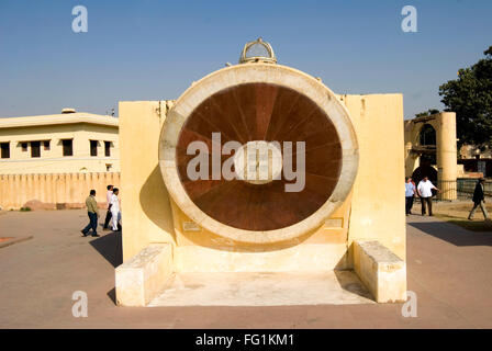 Jantar Mantar observatoire astronomique , Jaipur, Rajasthan , Inde Banque D'Images