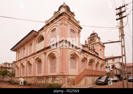 De vieilles maisons traditionnelles en Siddhpur , Gujarat , Inde Banque D'Images