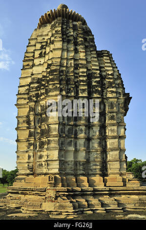 Parvati temple Khajuraho Madhya Pradesh, Inde Banque D'Images