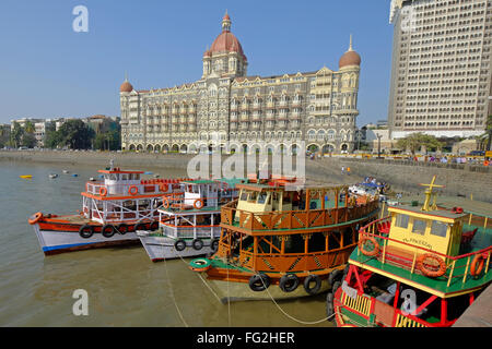 Le Taj Mahal Palace Hotel, Mumbai, Inde Banque D'Images