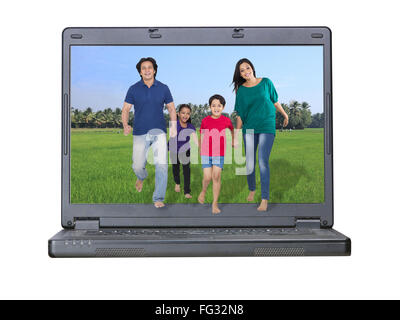 Famille d'être sorti d'un ordinateur portable MR# 779P ; M.# 779Q ; M.# 779R ; M.# 779S Banque D'Images