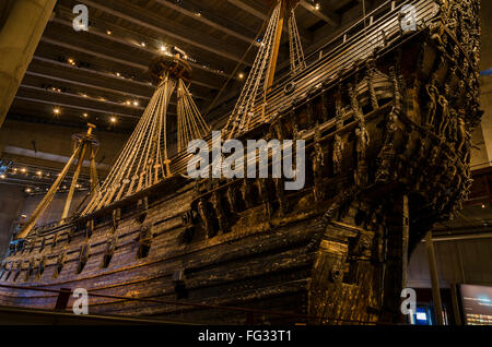 Le musée Vasa, Stockholm Vasamuseet, Banque D'Images