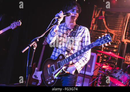 11 février, 2016 - Joli cercle vicieux sound check à Dingwalls à Camden avant leur NME Awards show, 2016 © Myles Wright/ZUMA/Alamy Fil Live News Banque D'Images