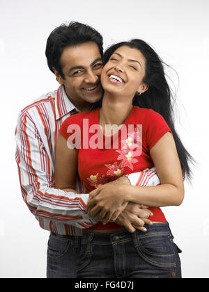 Homme femme, mari femme, couple affectueux, couple indien, Inde, Asie, MR#702A&702L Banque D'Images