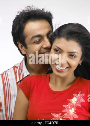 Homme femme, mari femme, couple affectueux, couple indien, Inde, Asie, MR#702A&702L Banque D'Images