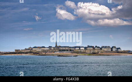 St Malo, Bretagne France. Banque D'Images