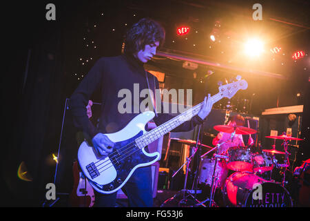 11 février, 2016 - Joli cercle vicieux sound check à Dingwalls à Camden avant leur NME Awards show, 2016 © Myles Wright/ZUMA/Alamy Fil Live News Banque D'Images