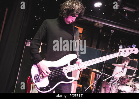 11 février, 2016 - Joli cercle vicieux sound check à Dingwalls à Camden avant leur NME Awards show, 2016 © Myles Wright/ZUMA/Alamy Fil Live News Banque D'Images