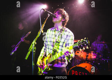 11 février, 2016 - Joli cercle vicieux en concert à Dingwalls à Camden dans le cadre de la présente, NME Awards 2016 © Myles Wright/ZUMA/Alamy Fil Live News Banque D'Images