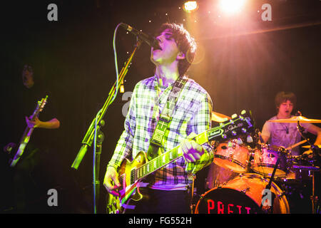 11 février, 2016 - Joli cercle vicieux en concert à Dingwalls à Camden dans le cadre de la présente, NME Awards 2016 © Myles Wright/ZUMA/Alamy Fil Live News Banque D'Images