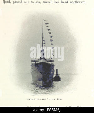 « A voyage to Viking-Land » raconte une expédition en Norvège et au Spitzberg, avec un accent sur l'histoire viking, et comprend une carte détaillée ainsi que quatre-vingt-neuf illustrations représentant le voyage et les paysages. Banque D'Images