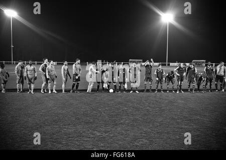 16 Février 2016 : Ascot, UK - Ascot United vs Bracknell Town dans la ligue de football Ligue hellénique. Ascot a remporté le Banque D'Images