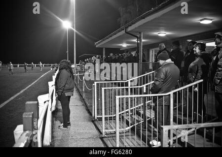 16 Février 2016 : Ascot, UK - Ascot United vs Bracknell Town dans la ligue de football Ligue hellénique. Ascot a remporté le Banque D'Images