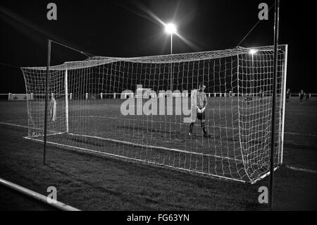 16 Février 2016 : Ascot, UK - Ascot United vs Bracknell Town dans la ligue de football Ligue hellénique. Ascot a remporté le Banque D'Images