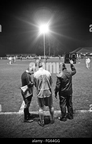 16 Février 2016 : Ascot, UK - Ascot United vs Bracknell Town dans la ligue de football Ligue hellénique. Ascot a remporté le Banque D'Images