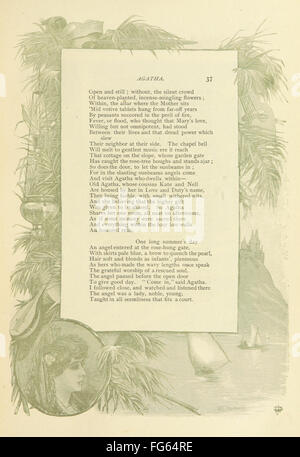 5 de "The complete Poetical Works of George Eliot. Edition familiale. Complètement illustré avec de nouvelles gravures sur bois. Avec frontière par Banque D'Images