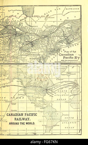 3 de Canadian Pacific Railway's Royal Mail Steamship Line. Le Japon et la Chine ... Manuel de l'information" Banque D'Images