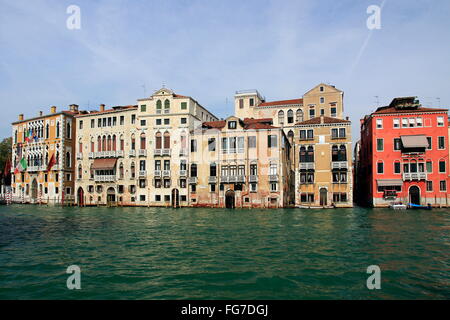 Géographie / voyages, Italie, Vénétie, Venise, Canal Grande, vue du Campo San Vio, dans le Rio del Santissimo, di San Stefano, Additional-Rights Clearance-Info-Not-Available- Banque D'Images