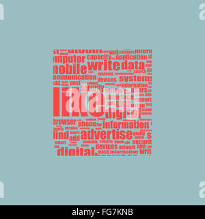 Comme concept background Banque D'Images