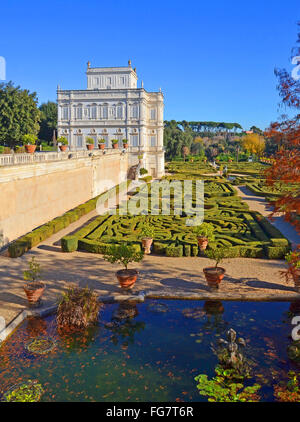 Villa Pamphili et jardin italien à Rome Banque D'Images