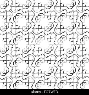 Calligraphie Calligraphie decorative seamless background Banque D'Images