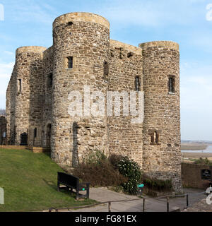 Vue sur le château à Rye East Sussex Banque D'Images