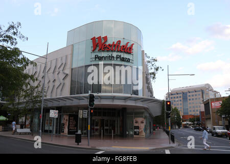 Le Westfield Penrith Plaza à Penrith, dans l'ouest de Sydney, Australie. Banque D'Images