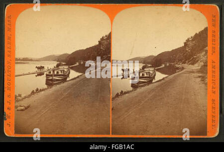 Cette photographie de John S. Moulton montre la vue de Bolivar Heights depuis Maryland Heights, offrant un paysage panoramique de la région pendant la guerre de Sécession. Banque D'Images