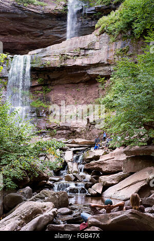 Kaaterskill Falls dans les monts Catskill, new york Banque D'Images