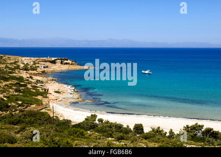 Spanien, Kreta, île de Gavdos, der Strand Sarakiniko Banque D'Images