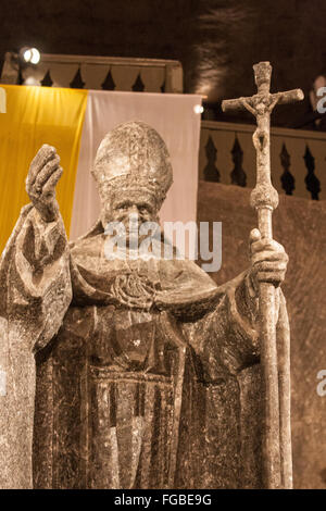 Mines de sel de Wieliczka,Cracovie,Pologne,l'Europe. Banque D'Images