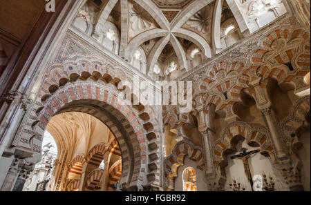 L'Mosque-Cathedral de Cordoue est le monument le plus significatif dans l'ensemble de l'ouest Monde musulman et l'un des plus am Banque D'Images