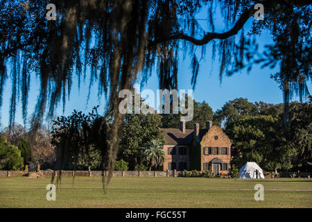 Middleton Place Plantation près de Charleston, Caroline du Sud. Banque D'Images