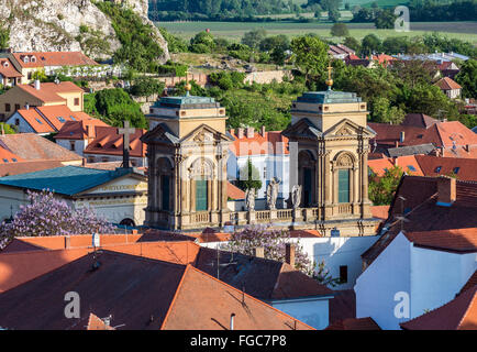 Tombeau de la famille Dietrichstein, monument culturel, construit à l'origine qu'une copie de la Sainte Maison de Lorette. Mikulov en République Tchèque Banque D'Images