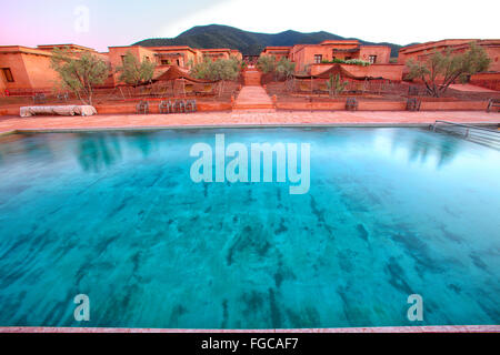 Piscine au domaine des remparts Ryad Hotel Spa & Golf Resort. Banque D'Images