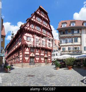 Old Town Hall, Esslingen, Bade-Wurtemberg, Allemagne Banque D'Images