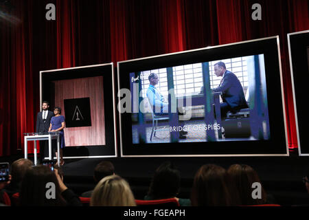 Atmosphère à la 88e Academy Awards annonce à l'AMPAS Samuel Goldwyn Theatre. Doté d''atmosphère : où : Los Angeles, California, United States Quand : 14 Jan 2016 Banque D'Images