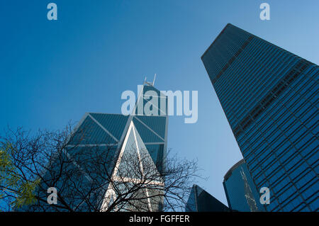 Vue sur Hong Kong. Banque D'Images