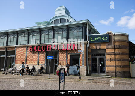 Saluhallen marché central, Kungstorget, Göteborg, à l'Ouest, la Suède, Scandinavie Gothland, Europe Banque D'Images